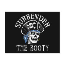 One-eyed Pirate Skull and Crossbones Postcards