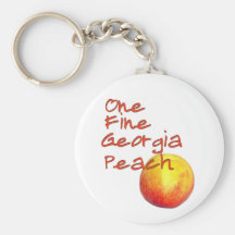 One Fine Georgia Peach Key Chain