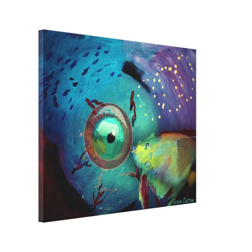 One fish, two fish, three fish, BIG FISH! Gallery Wrap Canvas