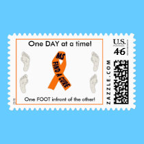 One Foot, One Day, One Cure - MS stamps
