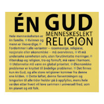One God (Norwegian) Poster