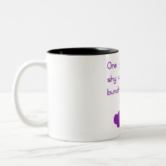 One Grape Shy mug