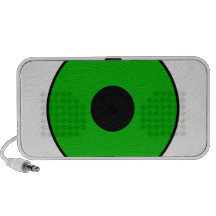 One Green Eye Mini Speakers
