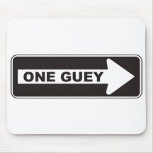 ONE GUEY MOUSE PAD