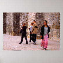 One gypsy, three tourists, unequal odds poster