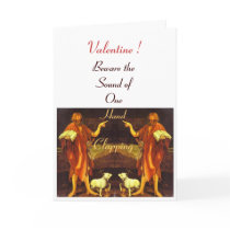 One Hand Clapping, Valentine Card by saintjohnthebaptist One Hand Clapping, Valentine Card