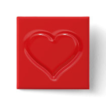 one heart 15 05 button