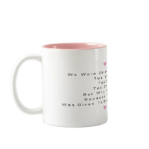 One Heart - Beautiful Words Of Love mugs
