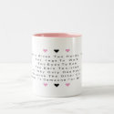 One Heart - Beautiful Words Of Love mugs