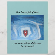 ONE HEART / GRANT ME WISDOM CUSTOM FLYER
