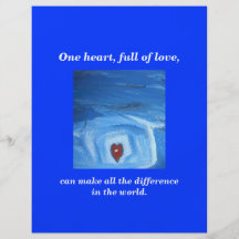 ONE HEART / HEALED FLYER DESIGN