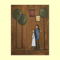 One Heart Postcard postcards