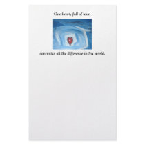 ONE HEART stationery