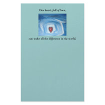 ONE HEART stationery
