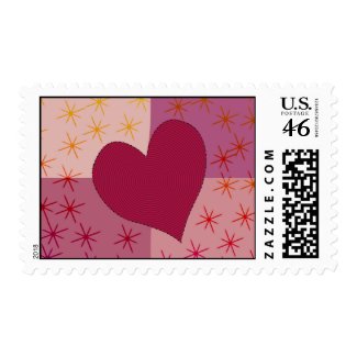 One Heart Valentine stamp
