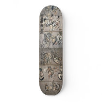 one hell of a skate drifting hobo board custom skateboard