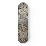 one hell of a skate drifting hobo board custom skateboard