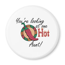 One Hot Aunt magnets