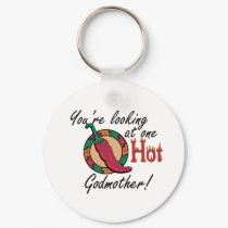 One Hot Godmother keychains