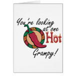 One Hot Grampy Greeting Card