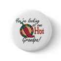 One Hot Grandpa buttons
