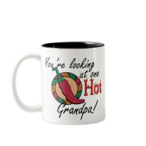 One Hot Grandpa mugs