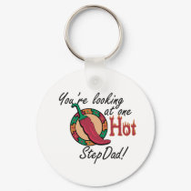 One Hot StepDad keychains