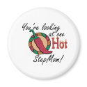 One Hot StepMom magnets by MotherandFatherGifts One Hot StepMom magnets