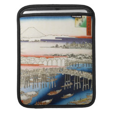 One Hundred Famous Views of Edo Ando Hiroshige iPad Sleeves
