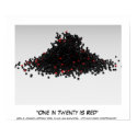 One in Twenty is Red posters by pterandon One in Twenty is Red posters