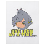 one inch at a time diet hippo humor flyers