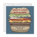 One Juicy Burger Invitation