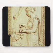 One leaf of the Symmachi Diptych Mousepads