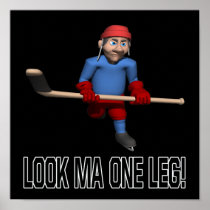 One Leg Posters