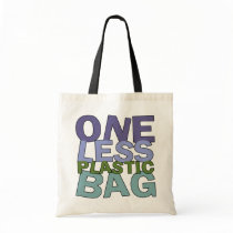 ONE LESS PLASTIC BAG