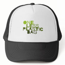 one less plastic bag2 hats