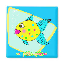 One Little Fish magnets by lilpumpkinhouse One Little Fish magnets