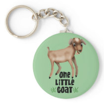 One Little Goat Keychain