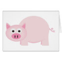 One Little Pig in Pink cards