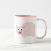 One Little Pig in Pink mugs