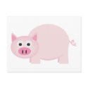 One Little Pig in Pink postcards