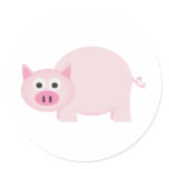 One Little Pig in Pink stickers