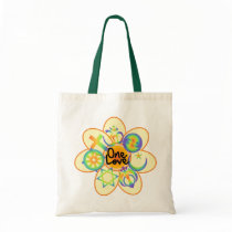 One Love Flower Canvas Bag