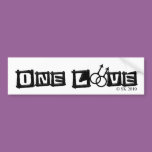 One Love (gay male) bumper stickers