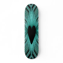 ONE LOVE HEART SKATEBOARD