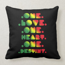 ONE LOVE, ONE HEART, ONE DESTINY PILLOW