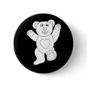 One Lucky Teddy button