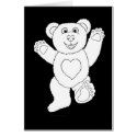One Lucky Teddy card