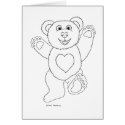 One Lucky Teddy card