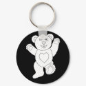 One Lucky Teddy keychain